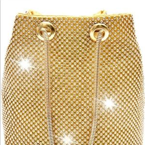 Bling Rhinestone Bucket Bag